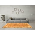 thumbnail image 3 of Ahgly Company Indoor Rectangle Abstract Orange Modern Area Rugs, 7' x 9', 3 of 4