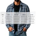 thumbnail image 2 of Cmfcve Men's and Big Men's Plaid Long Sleeve Button up Shirt Loose Fit Casual Fall Turn‑Down Collar Shirts with Chest Pocket, 2 of 8