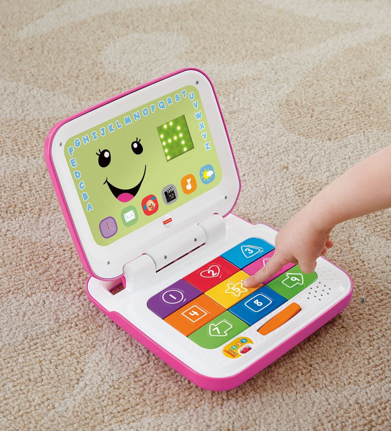 Ordinateur Éveil Progressif Rires et Éveil de Fisher-Price en rose