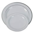 thumbnail image 2 of Crown Display Plastic Disposable Dinnerware Set - 60 Pcs - Wedding and Party, 2 of 6
