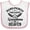 White and Pink, variant on Inktastic Handpicked for Earth by My Grandma in Heaven Angel Wings Boys or Girls Baby Bib