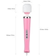 thumbnail image 7 of SHUNAN Personal Massager - Handheld and Powerful Wand - 8 Speeds 20 Patterns - Magic Recovery Effect for Women and Men, Body, Neck, Back & Shoulders, 7 of 7