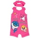 thumbnail image 1 of Conjunto Enterizo Pinkfong Baby Shark sin Mangas para Bebé Niña 0-3 Meses, 1 of 5