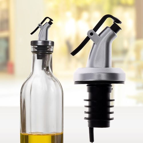 2Pcs Sauce Olive Oil Vinegar Bottle Cap Stopper Dispenser Pourer Kitchen Tool N 