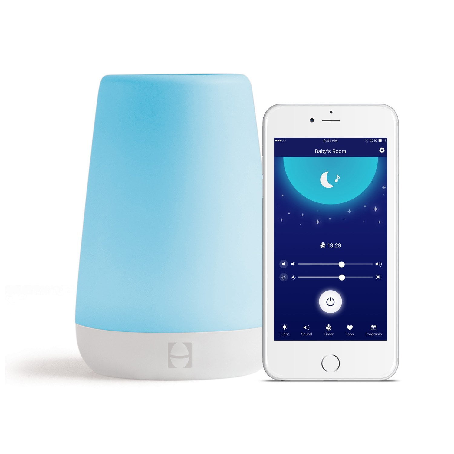 Hatch Baby Rest Sound Machine Night Light And Time To Rise Walmart Com Walmart Com