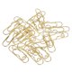 thumbnail image 2 of 40 Uds Clip de bolígrafo de Metal multiusos estilo Simple Clip de soporte de bolígrafo para cuadernos diarios calendarios planificador dorado, 2 of 8