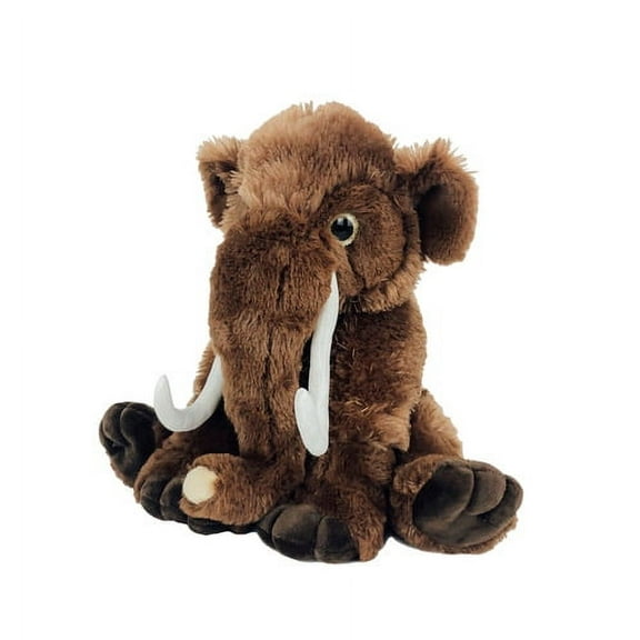 Halloween Mammoth Stuffed Toy - 16" Plush with Spooky Pumpkin Outfit, Soft and Cuddly Mammoth Plushie, Ideal for Halloween Decorations and Gifts, Adorable Stuffed Animal for Kids and Collectors