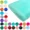 Aqua, variant on (Apple Green) Tulle Fabric Roll - 54 Inch by 40 Yards (120FT), Lightweight & Sheer - Ideal for Wedding Décor, Tutus & Crafts, Gift Wrapping - Sew The Trend