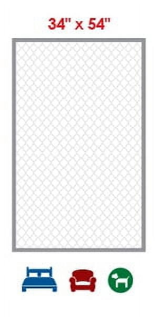 WAVE Extra Large XL 36" x 54" Reusable Washable Underpads - Pack of 3, For Use as Incontinence Bed Pads, Reusable Pet Pads, Great for Dogs, Cats, and Bunny, Made in The US