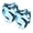 Multi-colored 2, variant on PhooArto Blue Wave Cute Dolphin Pattern Dog Bandanas, 2 Pack Soft Washable Pet Scarf Triangle for Large Dogs Puppies and Cats