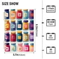 thumbnail image 2 of FORMRS 1-Subject Spiral Notebook 8" x 5" College Ruled 60 Refillable Sheet A5 Hard Cover, 2 Pack, Blue Jam Jars, 2 of 7