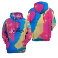 thumbnail image 4 of I Am Enough Tie Dye Hoodie Sweatshirt Unisex, 4 of 5