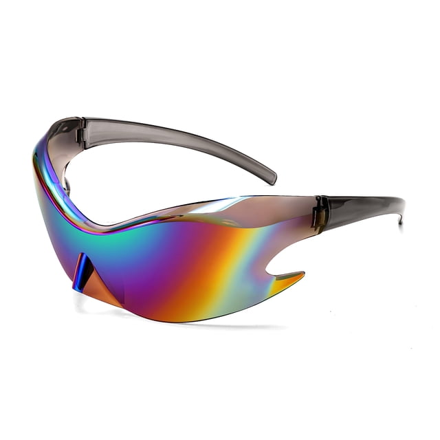 Gafas de Sol FEISEDY Futuristas Alienígenas Y2K Envolventes B4135