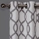thumbnail image 3 of Curtains Exclusive Home Kochi - Par de Paneles de Cortina con Ojales en la Parte Superior, 54 x 108 Pulgadas, Perla Negra, 2 Unidades, 3 of 12