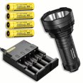 thumbnail image 1 of Nitecore TM16 4000 Lumen XM-L2 Flashlight -Includes 4x NL189 Batteries  and  I4 Charger, 1 of 17