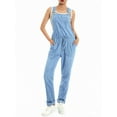 thumbnail image 4 of FOCUSNORM Salopette Style Simple pour Femmes avec Poches, 4 of 9