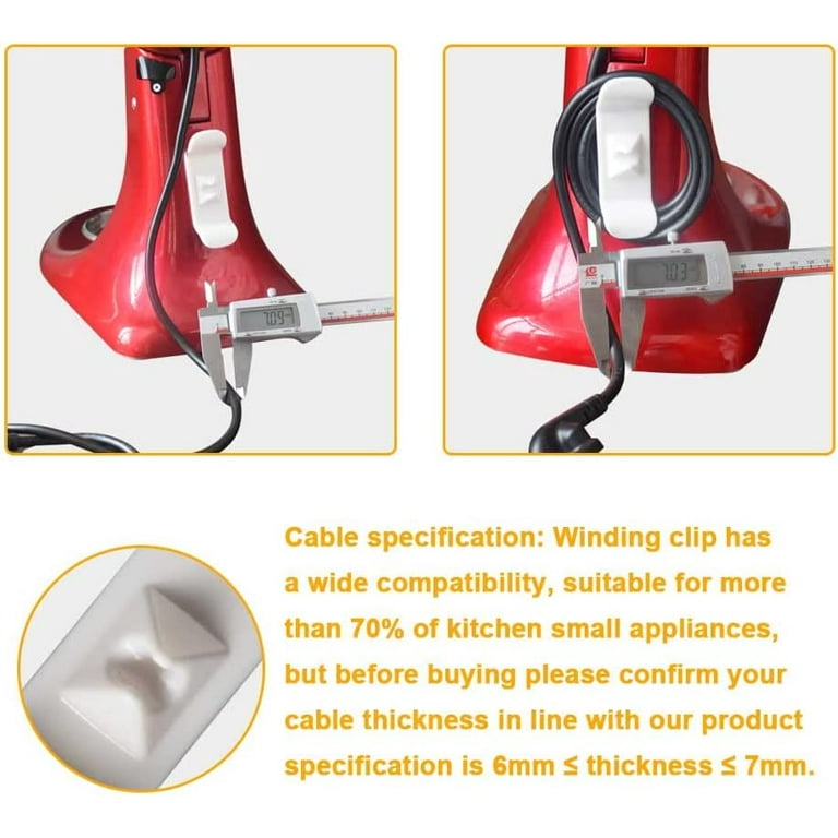 4Pcs Wire Wrap Attachment Compatible with for Kitchenaid Stand Mixer, Cord  Storage for Kitchen Aid Cable Organizer - AliExpress