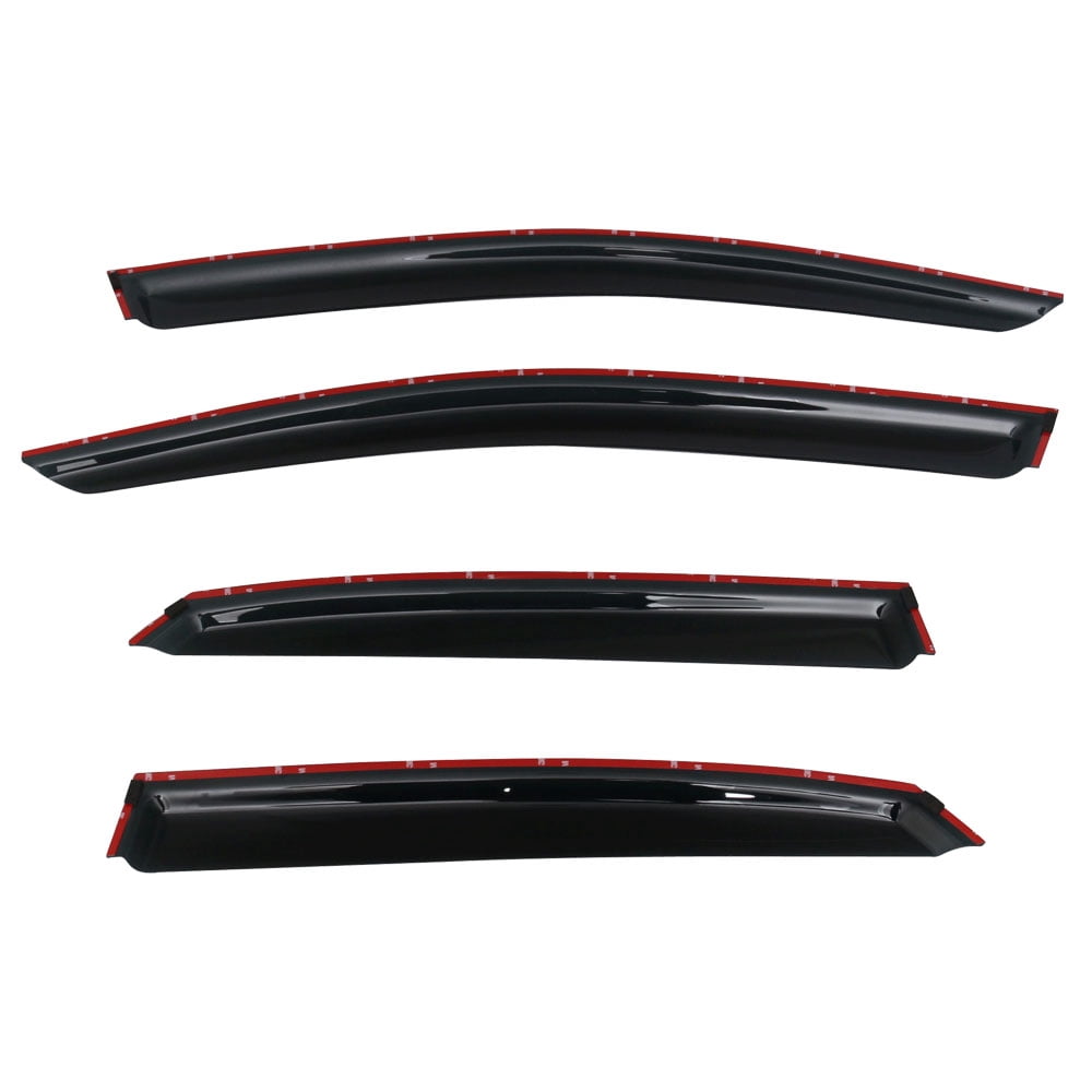 Ikon Motorsports Compatible with 2015-2021 Lexus NX200t/300/300h AZ10 Acrylic Window Visors Vent Deflector Rain Outside Mount Guard 4Pc Set