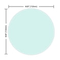 thumbnail image 2 of 28 Inch Round Tempered Glass Table Top Clear Glass 3/8 Inch Thick Beveled Polished Edge (Only Glass Table Top), 2 of 6