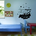 thumbnail image 3 of Children Read A Good Book Adventurous Quote Wall Decal Decoration Something Very Magical Can Happen Stars and Friends Lasts Years and Easily Removable - Size: 36 In(W) x 40 In(H), 3 of 5