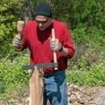 thumbnail image 3 of Lehman's Wood-Splitting Froe, Made of Hickory and Steel for Woodworking and Making Kindling, USA Amish Made, 3 of 5