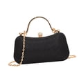 thumbnail image 1 of Bolso bandolera para mujer, bolso con cadena, bolso informal duradero, bolsos de noche Negro Yuyangstore Bolso bandolera, 1 of 8