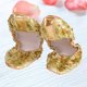 thumbnail image 2 of EeaseMX 1 par de zapatos de baile con lentejuelas antideslizantes, placa redonda, zapatos latinos, accesorios de baile, talla L, 38-39 yardas, dorados, 2 of 7