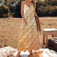thumbnail image 2 of Mermaid Fish Scales Sleeveless Dress Women's Luxury Party Dress Birthday Dresses for Women, 2 of 7