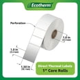 thumbnail image 2 of Etiquetas térmicas Ecotherm, 1,5 x 1 pulgadas, 5300, 4 rollos, 2 of 6