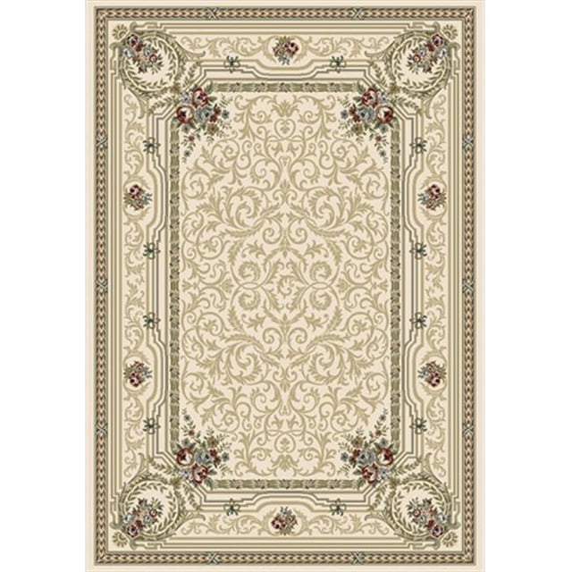 Dynamic Rugs AN212570916464 Ancient Garden 2 ft. 2 in. x 11 in. 57091-6464 Rug - Ivory