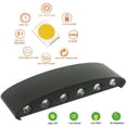 thumbnail image 1 of Lámpara de pared LED resistente al agua para exteriores con carcasa negra 12W12 luz cálida para la cabeza Adepaton GX-052-1, 1 of 8
