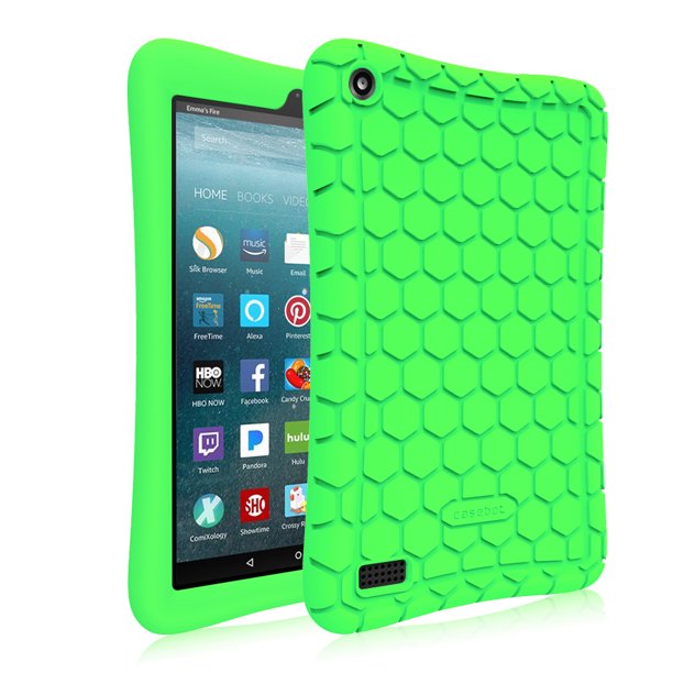 Fintie Silicone Case for AllNew Amazon Fire 7 Tablet (7th Gen, 2017