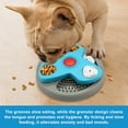 thumbnail image 4 of Duuclume Interactive Puzzle Toy Game for Dogs, Boredom Buster with Slow Feeder,Dog Food Treat Toys, Grey Blue, 4 of 6