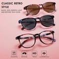 thumbnail image 5 of LifeArt Blue Light Blocking Sunglasses 3-Pack (Round Frame, No Magnification), 5 of 5