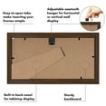 thumbnail image 3 of Americanflat 5x10 Business License Frame - Use as 3.5x8 Frame with Mat - Walnut, 3 of 6