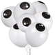 thumbnail image 1 of 100 globos de látex decorativos con forma de ojo para fiesta de Halloween., 1 of 8