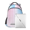 thumbnail image 7 of FORMRS Kids School Backpack Elementary Student Unisex Travel Bookbag with Reflective Stripes, Light Blue Stripes, 7 of 7
