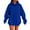 CA01_Blue, variant on Resicozy Oversized Hoodies for Women 2025 Cute Hoodie Plus Size Plain Basic Soft Sweatshirts Tops Fall Winter Trendy Tops with Pocket Black 4XL