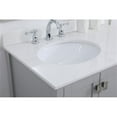 thumbnail image 4 of 32 inch Single Bathroom Vanity in Gray with Backsplash, 4 of 8