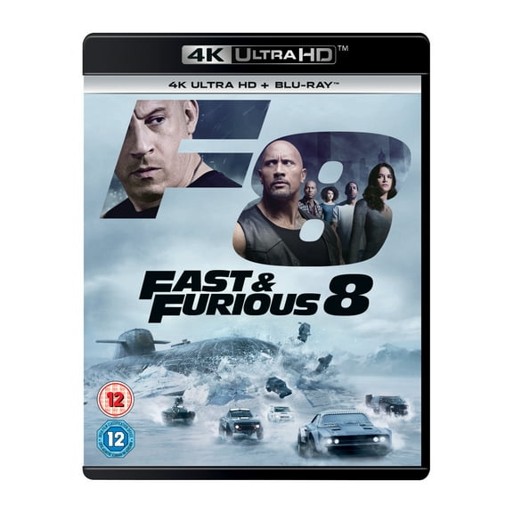Fast & Furious 8 (4K Ultra HD) Dwayne 'The Rock' Johnson Michelle Rodriguez Scott Eastwood