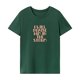 thumbnail image 1 of Camiseta para mujer verano moda cuello redondo camisa para deportes viaje vacaciones senderismo Verde, 1 of 7