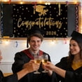 thumbnail image 4 of Zoxiy Graduate 2026 Backdrop,Congrats Grad Banner - 59x39 Inch,White and Black Congrats Grad Banner Fot Class of 2026 Graduation Decorations,Graduation Theme Backdrop,Graduation Backdrop 2026,1 Pack,, 4 of 9