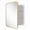 Gold, variant on WallBeyond Aluminum Medicine Cabinet with Mirror Round Corner Rectangle Cabinet 22x28, Gold