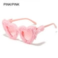 thumbnail image 1 of Trendy Oversized Plush Sunglasses Winter Shades for Women Soft Fluffy Square Frame Sun Glasses Novelty Party Cosplay Glasses, 1 of 5