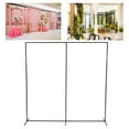 thumbnail image 4 of Square Metal Wedding Arch Frame Backdrop Flower Balloon Stand Free Standing, 4 of 6