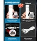 thumbnail image 4 of Luces LED de garaje Pomelotree Hexagon 26520LM 6500K, 5 rejillas, 4 of 9