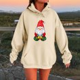 thumbnail image 2 of Riecok Christmas Sweatshirts for Women Long Sleeve Hooded Pullover Pullover Tops with Pocket Trendy Fall Clothes, 2 of 4