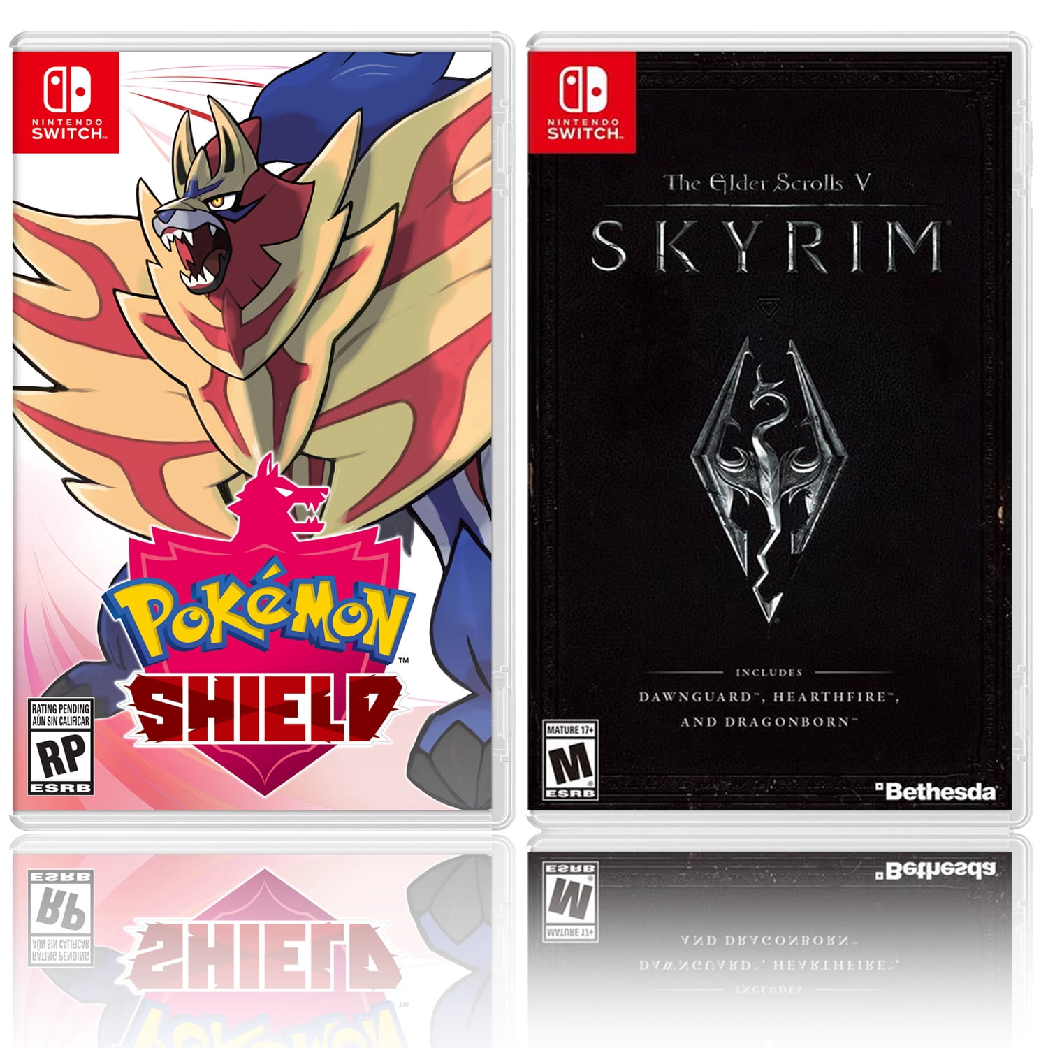 Nintendo Pokemon Shield Bundle With The Elder Scrolls V Skyrim Walmart Com Nintendo Pokemon Shield Bundle With The Elder Scrolls V Skyrim Walmart Com