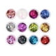 thumbnail image 1 of 12 colores Nail Paillette Lentejuelas Acrílico Puntas falsas Decoración Mariposa Colcomx brillo de lentejuelas de uñas, 1 of 7