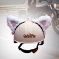 thumbnail image 1 of Accesorios genéricos para casco DYNWAVEMX orejas de casco de felpa gato 3,54 x 5,12 pulgadas, 1 of 8